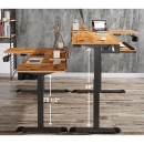 Ergomy Brown Left Side Electric Standing Desk